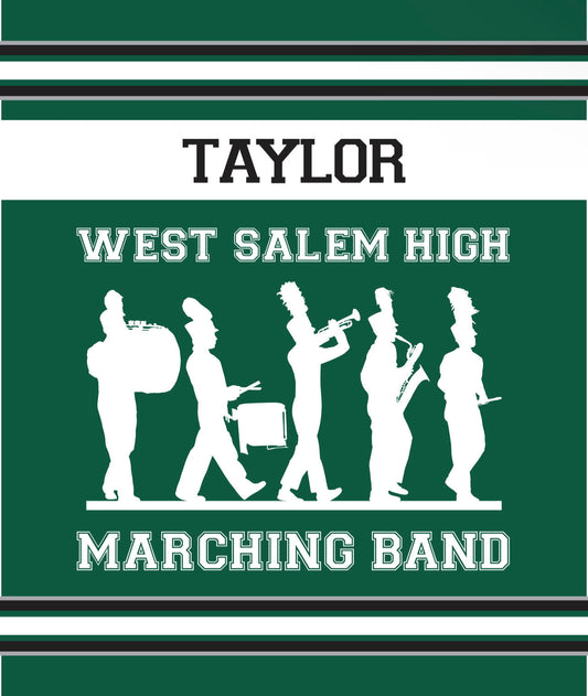 MARCHING BAND #2 customize in your school's colors